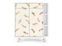 Aparador - 96х110х41 cm - BS6 - Nude Dragonflies, Blanco