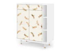 Aparador - 96х110х41 cm - BS6 - Nude Dragonflies, Blanco