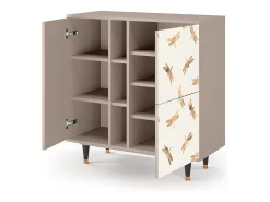 Aparador - 94х96х41 cm - BS5 - Nude Dragonflies, Latte