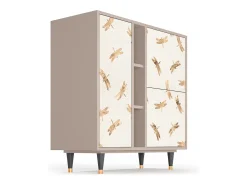 Aparador - 94х96х41 cm - BS5 - Nude Dragonflies, Latte