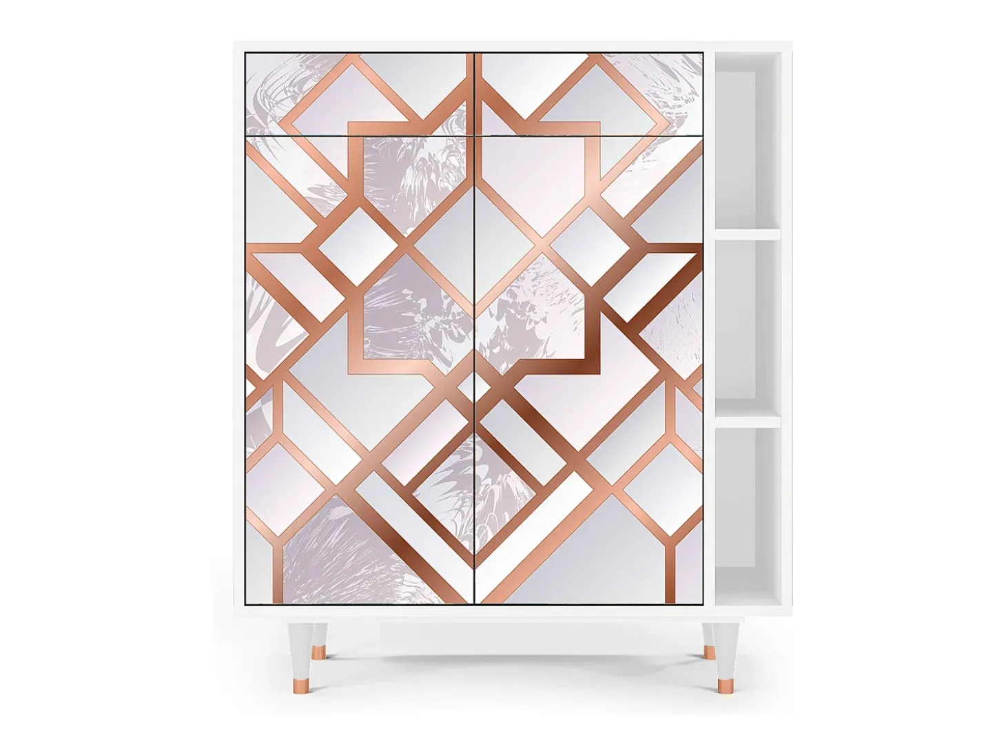 Aparador - 96х110х41 cm - BS6 - Pastel Fairytale, Blanco