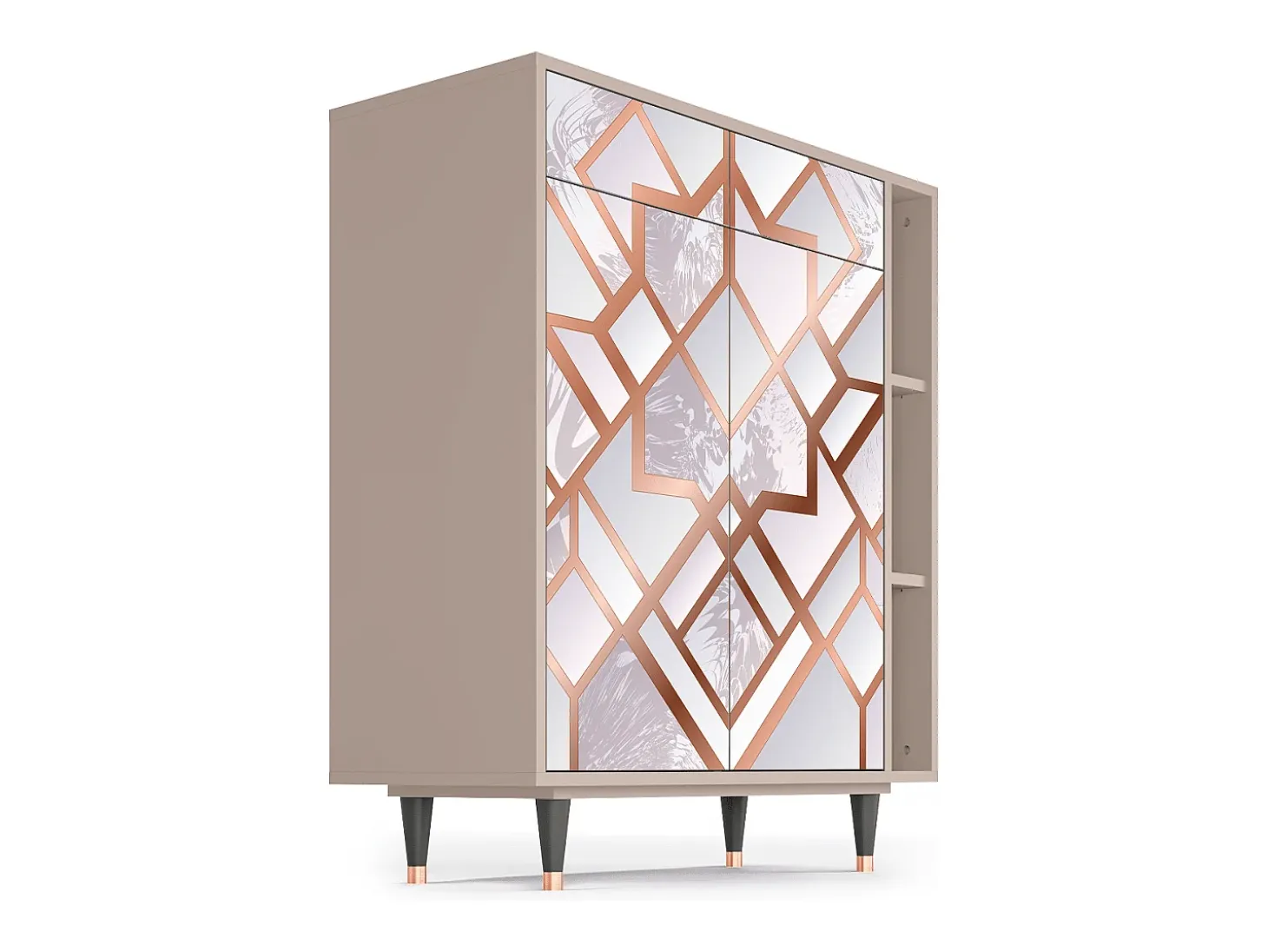 Aparador - 96х110х41 cm - BS6 - Pastel Fairytale, Latte