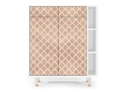 Aparador - 96х110х41 cm - BS6 - Pastel Sunrise, Blanco