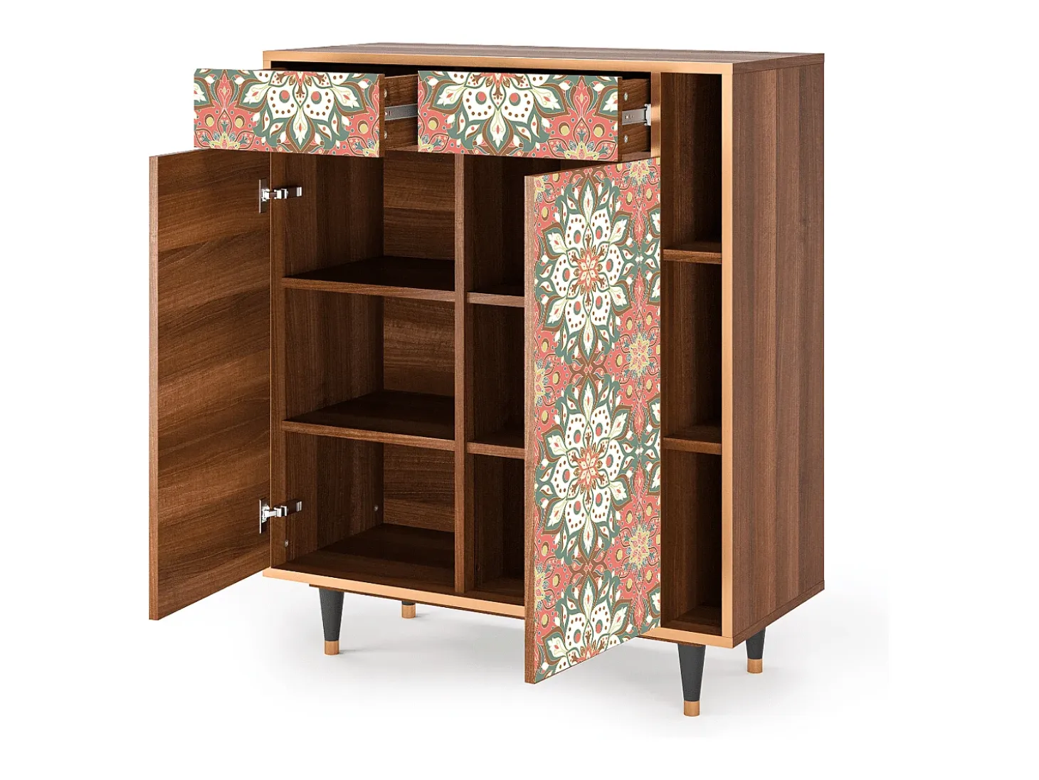 Aparador - 96х110х41 cm - BS6 - Peach Grove, Nogal