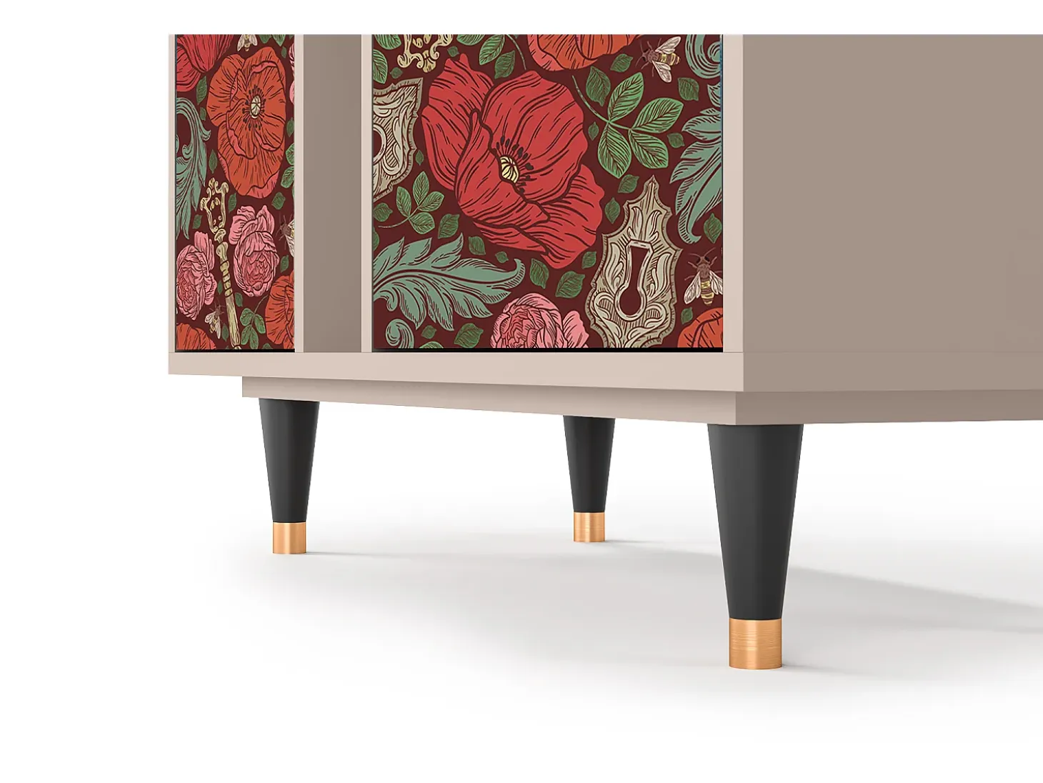 Aparador - 94х96х41 cm - BS5 - Poppy Garden, Latte