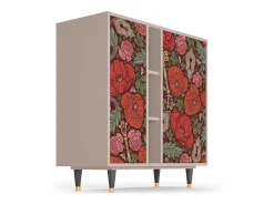 Aparador - 94х96х41 cm - BS5 - Poppy Garden, Latte