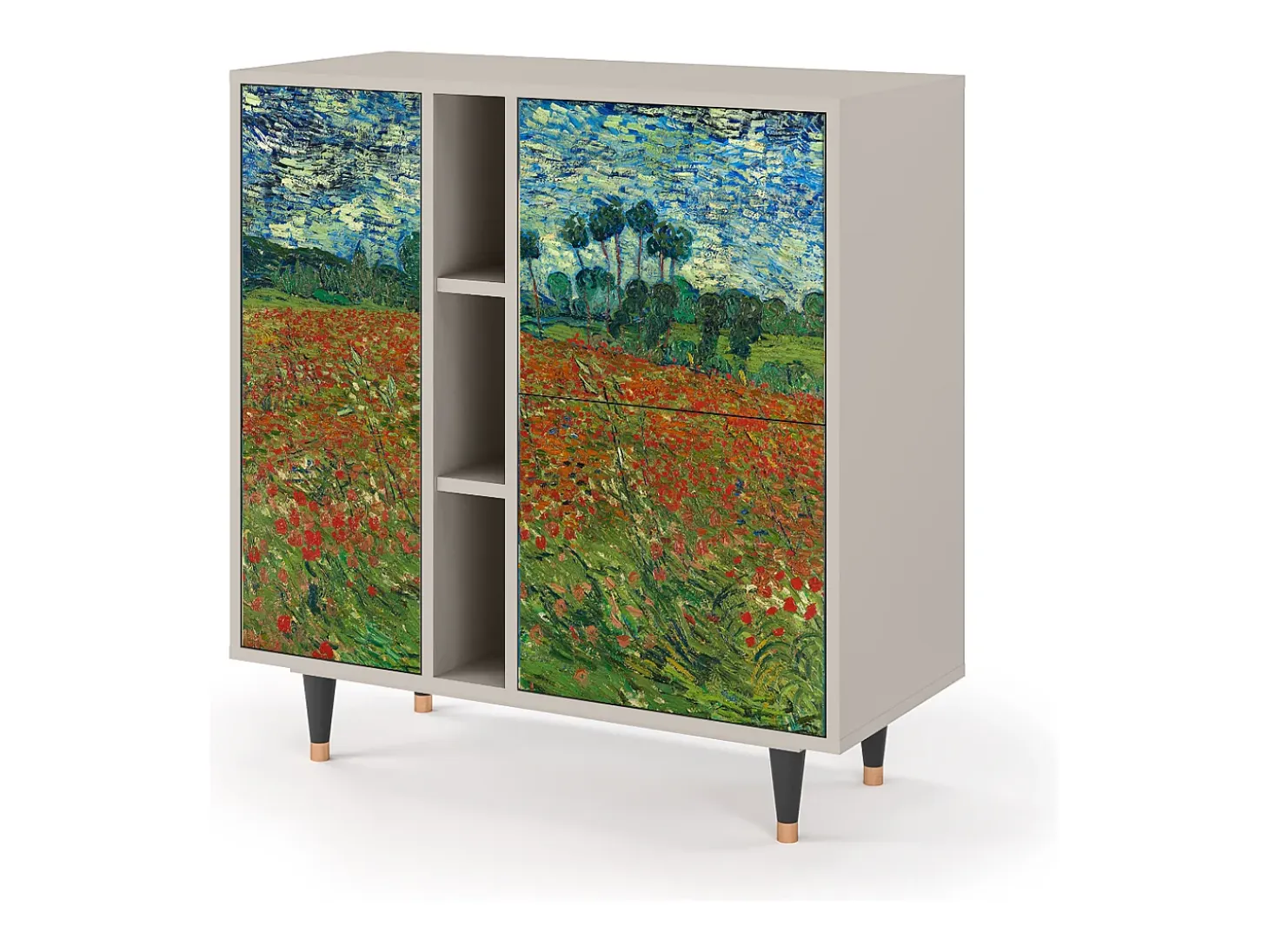 Aparador - 94х96х41 cm - BS5 - Poppy field by van Gogh, Arena