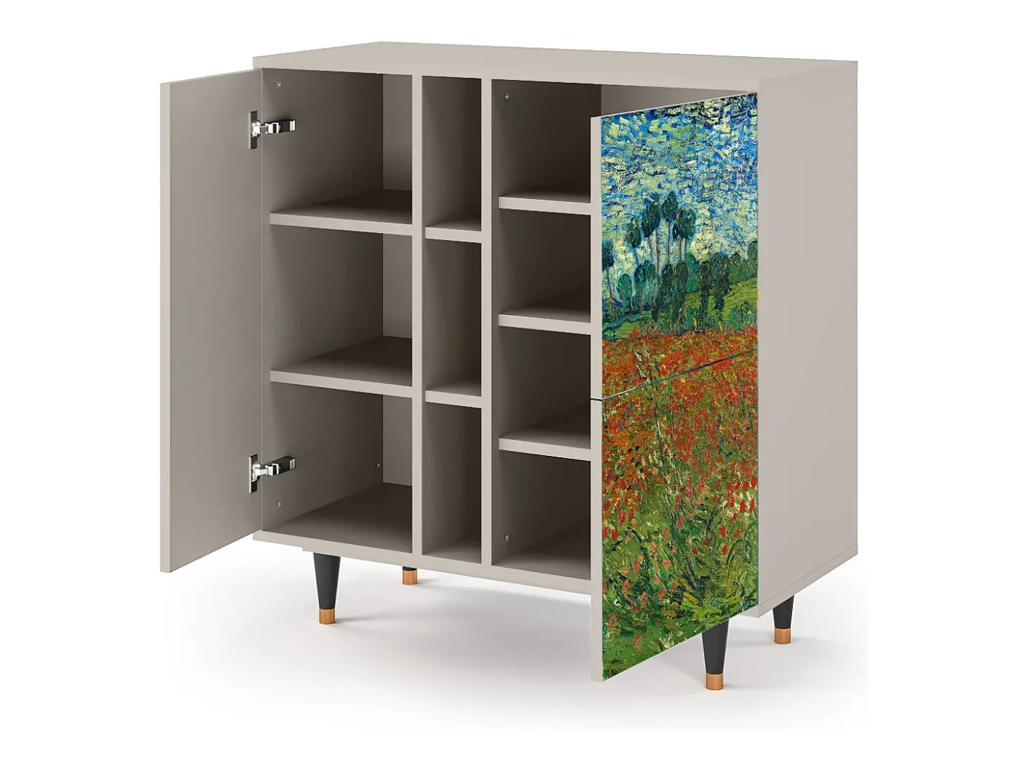 Aparador - 94х96х41 cm - BS5 - Poppy field by van Gogh, Arena