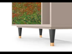 Aparador - 96х110х41 cm - BS6 - Poppy field by van Gogh, Latte