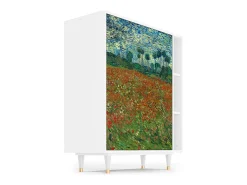 Aparador - 96х110х41 cm - BS6 - Poppy field by van Gogh, Blanco
