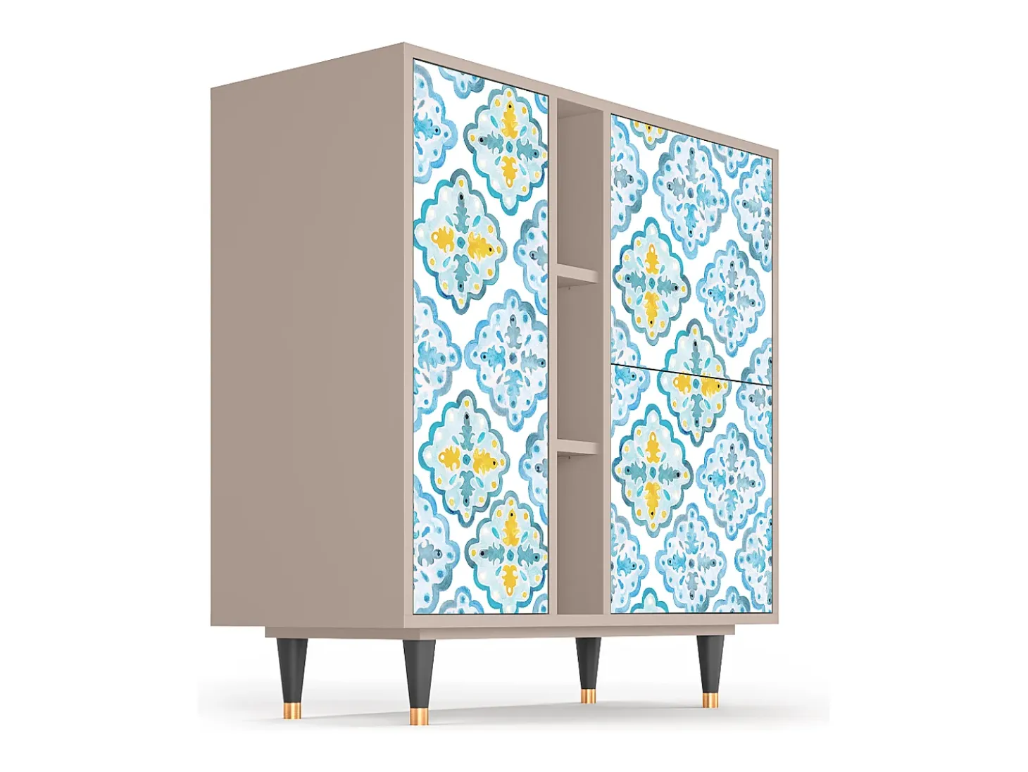 Aparador - 94х96х41 cm - BS5 - Portugese tiles, Latte
