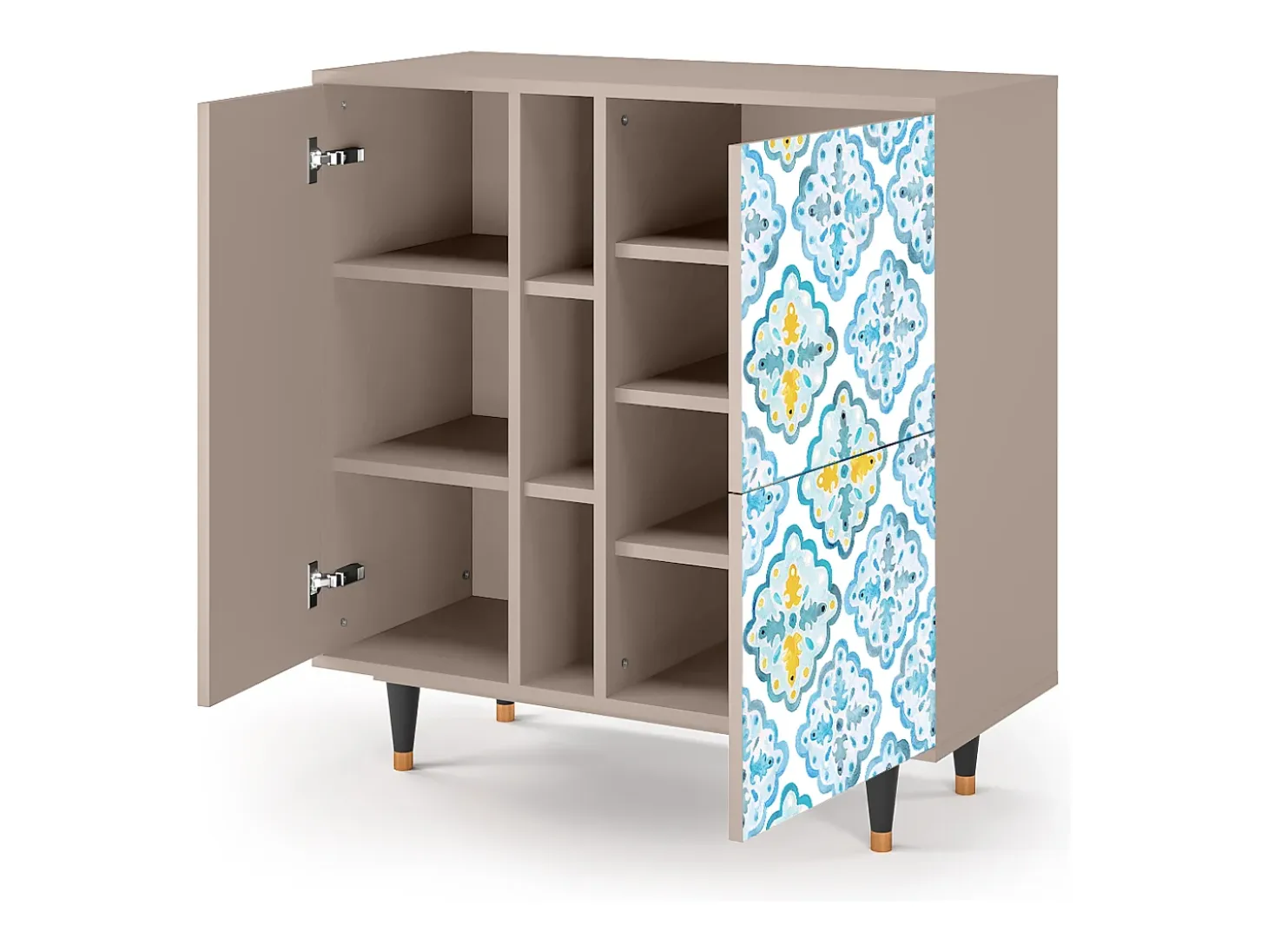 Aparador - 94х96х41 cm - BS5 - Portugese tiles, Latte