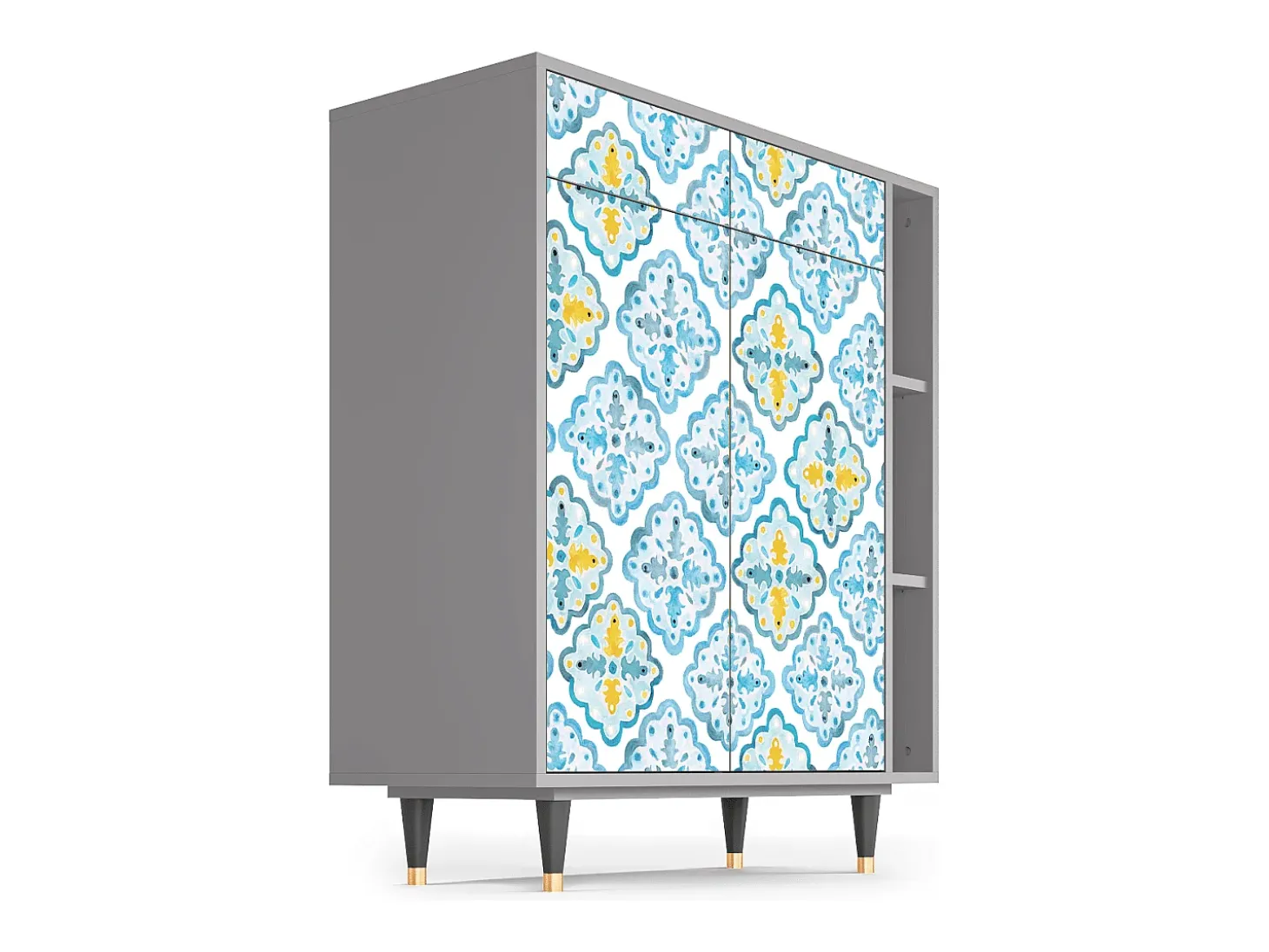 Aparador - 96х110х41 cm - BS6 - Portugese tiles, Gris