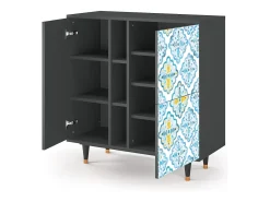 Aparador - 94х96х41 cm - BS5 - Portugese tiles, Antracita