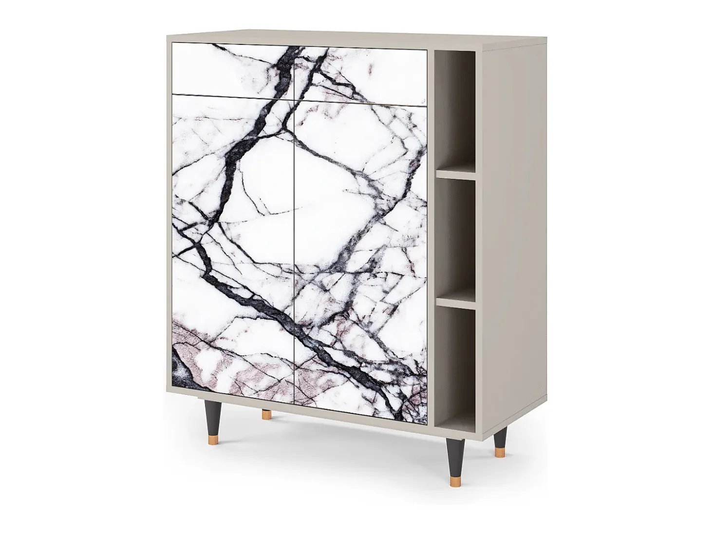 Aparador - 96х110х41 cm - BS6 - Raven Marble, Arena