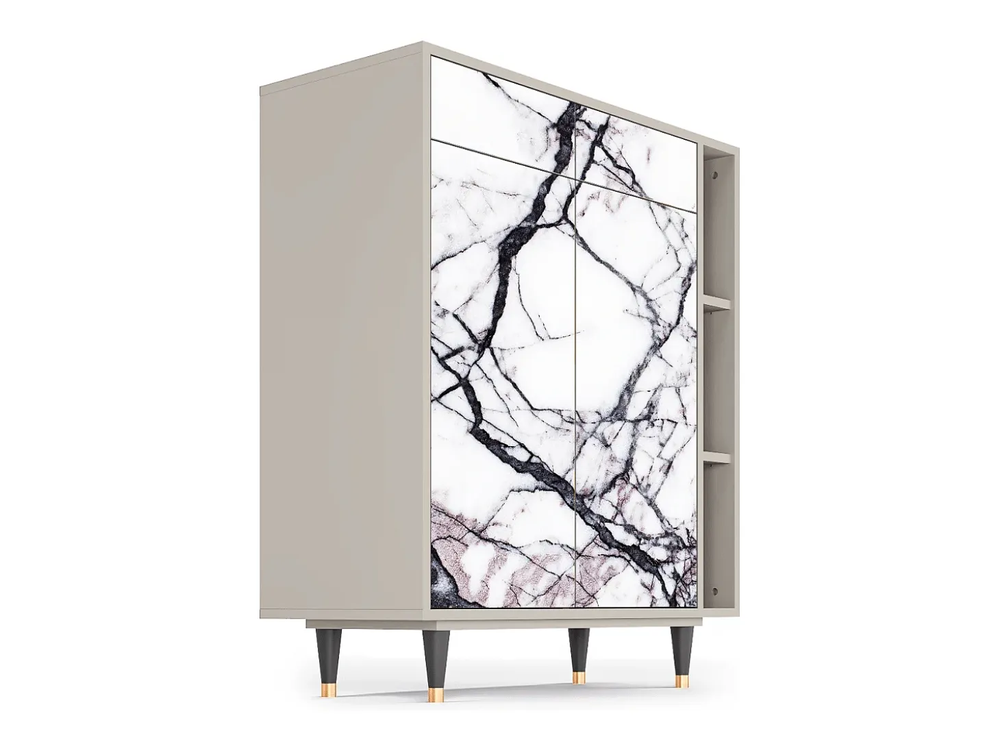 Aparador - 96х110х41 cm - BS6 - Raven Marble, Arena
