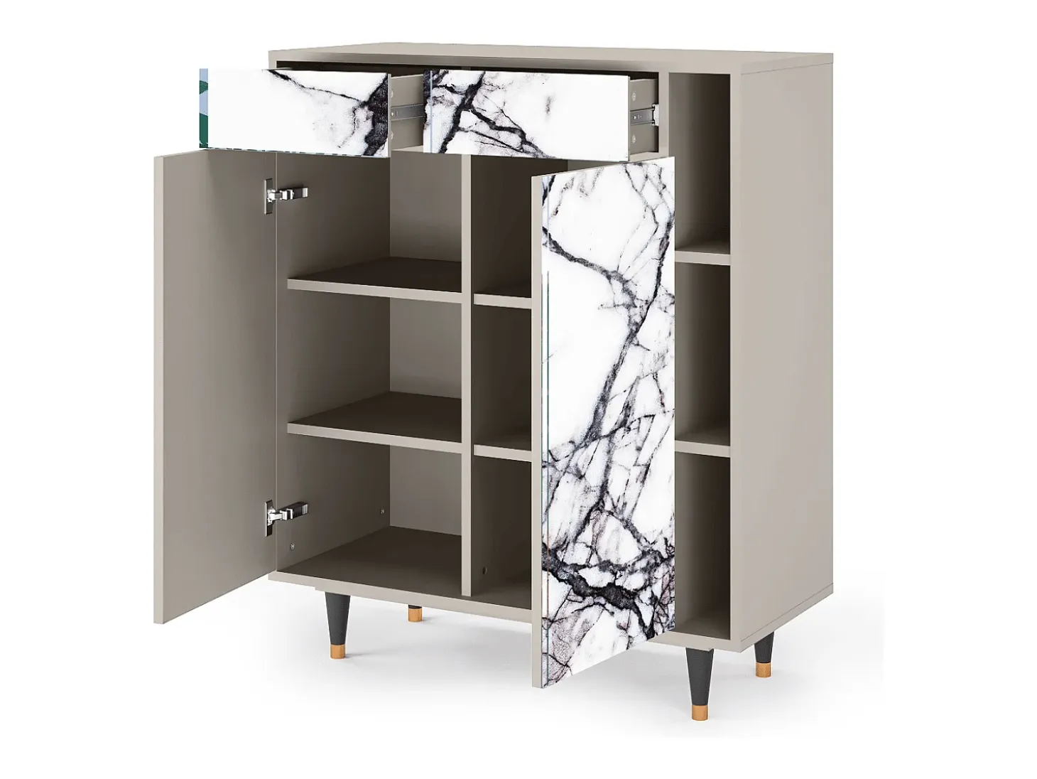 Aparador - 96х110х41 cm - BS6 - Raven Marble, Arena