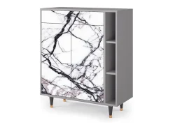 Aparador - 96х110х41 cm - BS6 - Raven Marble, Gris