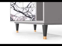 Aparador - 96х110х41 cm - BS6 - Raven Marble, Gris