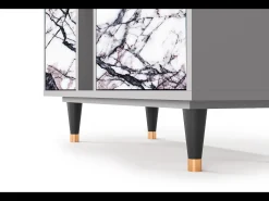 Aparador - 94х96х41 cm - BS5 - Raven Marble, Gris