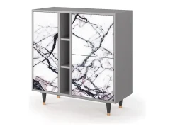Aparador - 94х96х41 cm - BS5 - Raven Marble, Gris