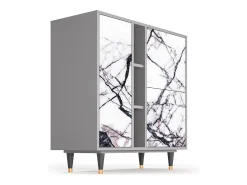 Aparador - 94х96х41 cm - BS5 - Raven Marble, Gris