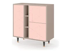 Aparador - 94х96х41 cm - BS5 - Rose Quartz, Latte