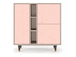 Aparador - 94х96х41 cm - BS5 - Rose Quartz, Latte