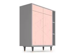 Aparador - 96х110х41 cm - BS6 - Rose Quartz, Gris