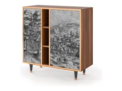Aparador - 94х96х41 cm - BS5 - Rusticorum, Nogal