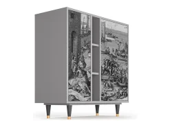 Aparador - 94х96х41 cm - BS5 - Saint Martin, Gris