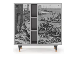 Aparador - 94х96х41 cm - BS5 - Saint Martin, Gris
