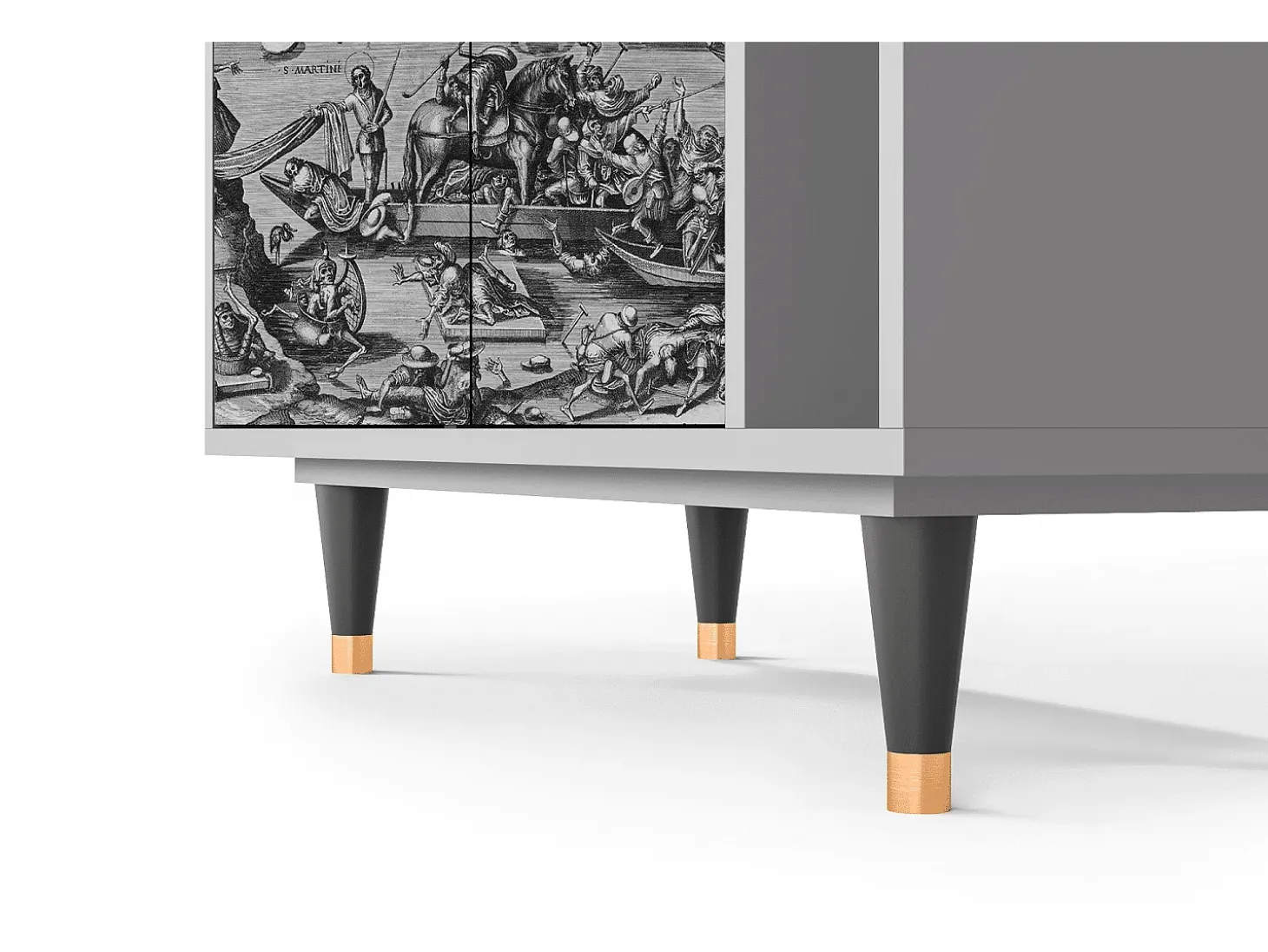 Aparador - 96х110х41 cm - BS6 - Saint Martin, Gris