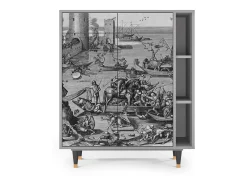 Aparador - 96х110х41 cm - BS6 - Saint Martin, Gris