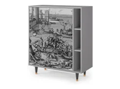Aparador - 96х110х41 cm - BS6 - Saint Martin, Gris