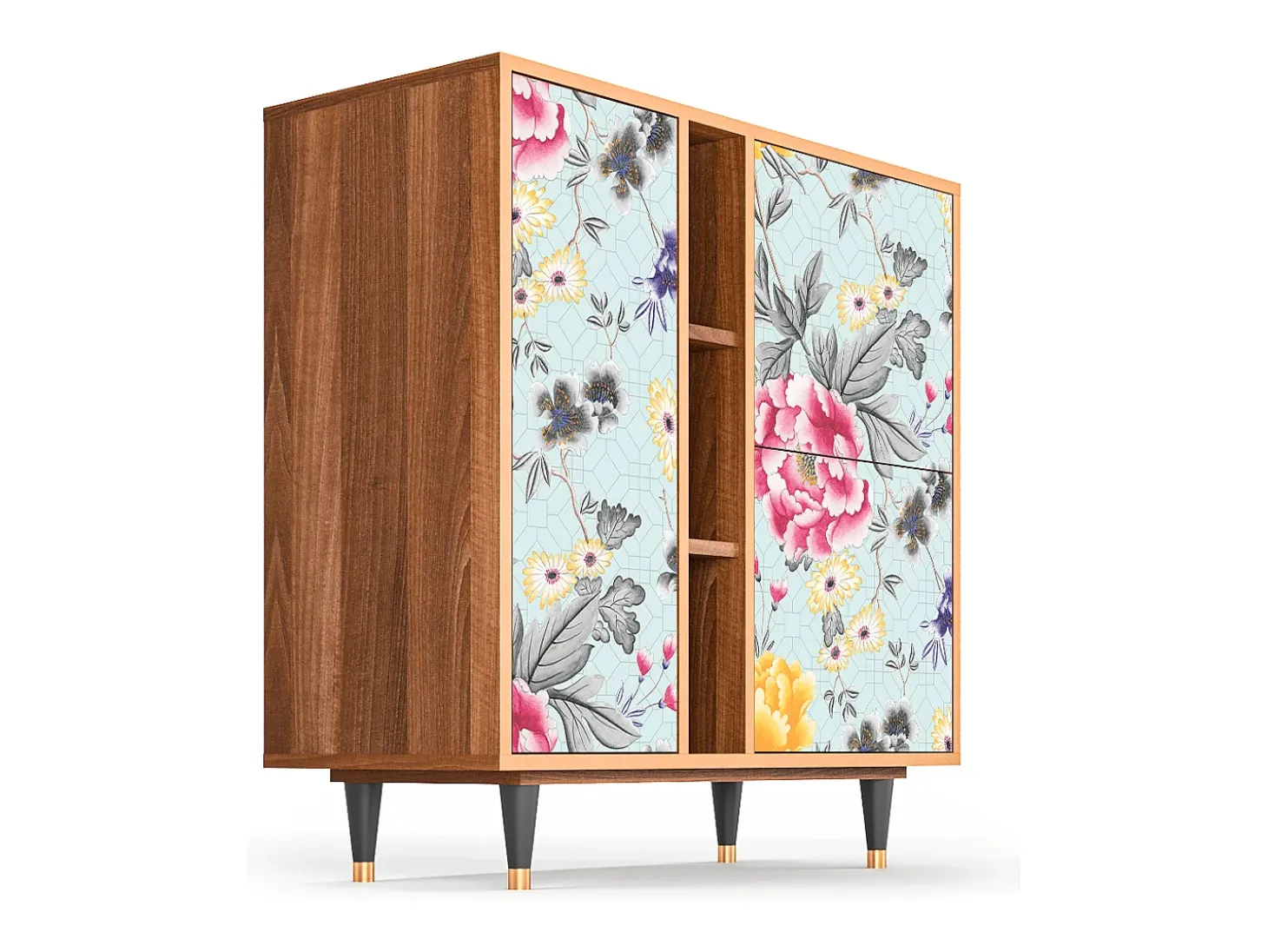 Aparador - 94х96х41 cm - BS5 - Sky Garden, Nogal