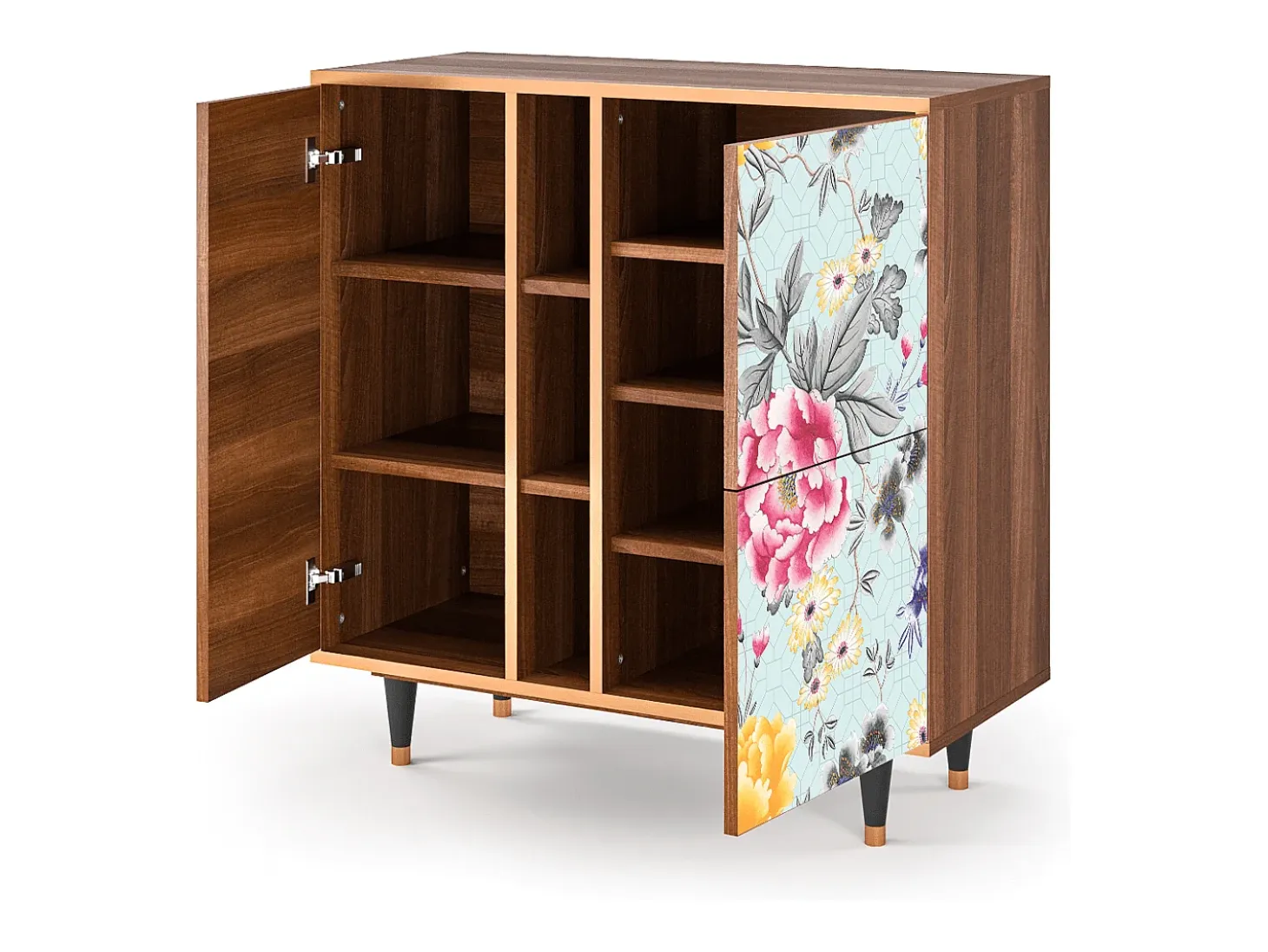 Aparador - 94х96х41 cm - BS5 - Sky Garden, Nogal