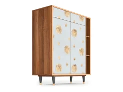 Aparador - 96х110х41 cm - BS6 - Sky Latte, Nogal