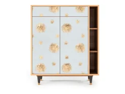 Aparador - 96х110х41 cm - BS6 - Sky Latte, Nogal