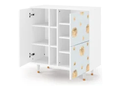 Aparador - 94х96х41 cm - BS5 - Sky Latte, Blanco