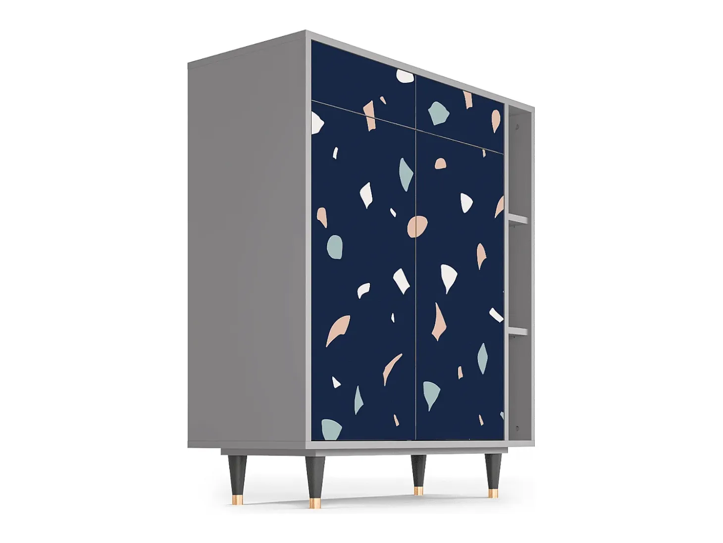 Aparador - 96х110х41 cm - BS6 - Space Satellites, Gris