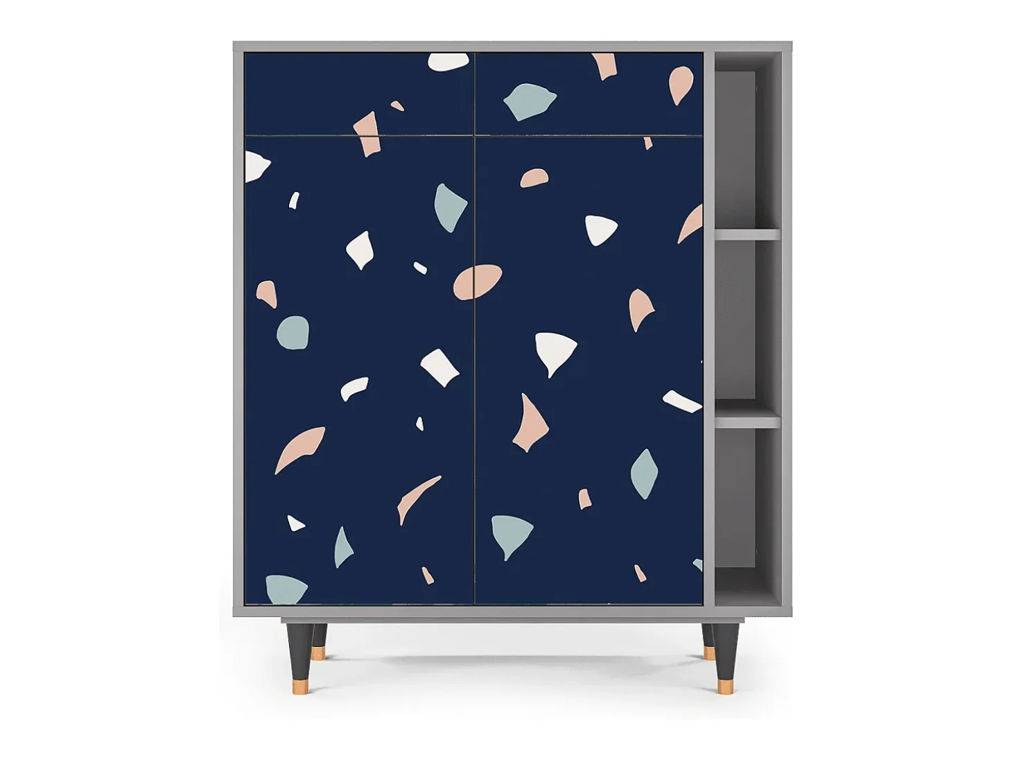 Aparador - 96х110х41 cm - BS6 - Space Satellites, Gris