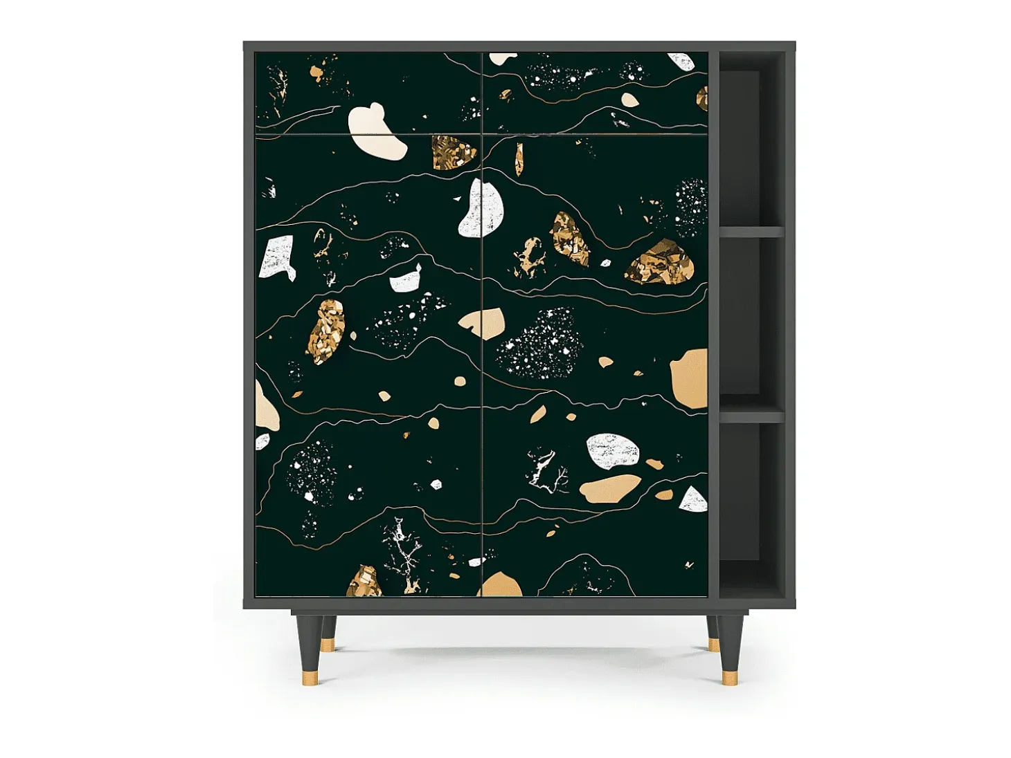 Aparador - 96х110х41 cm - BS6 - Space Rocks, Antracita