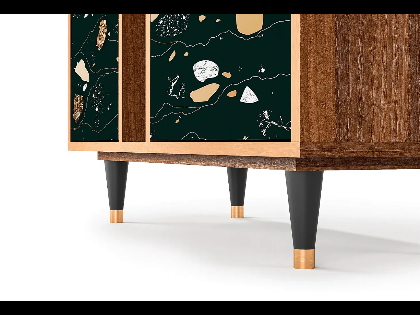 Aparador - 94х96х41 cm - BS5 - Space Rocks, Nogal