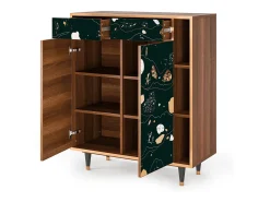 Aparador - 96х110х41 cm - BS6 - Space Rocks, Nogal