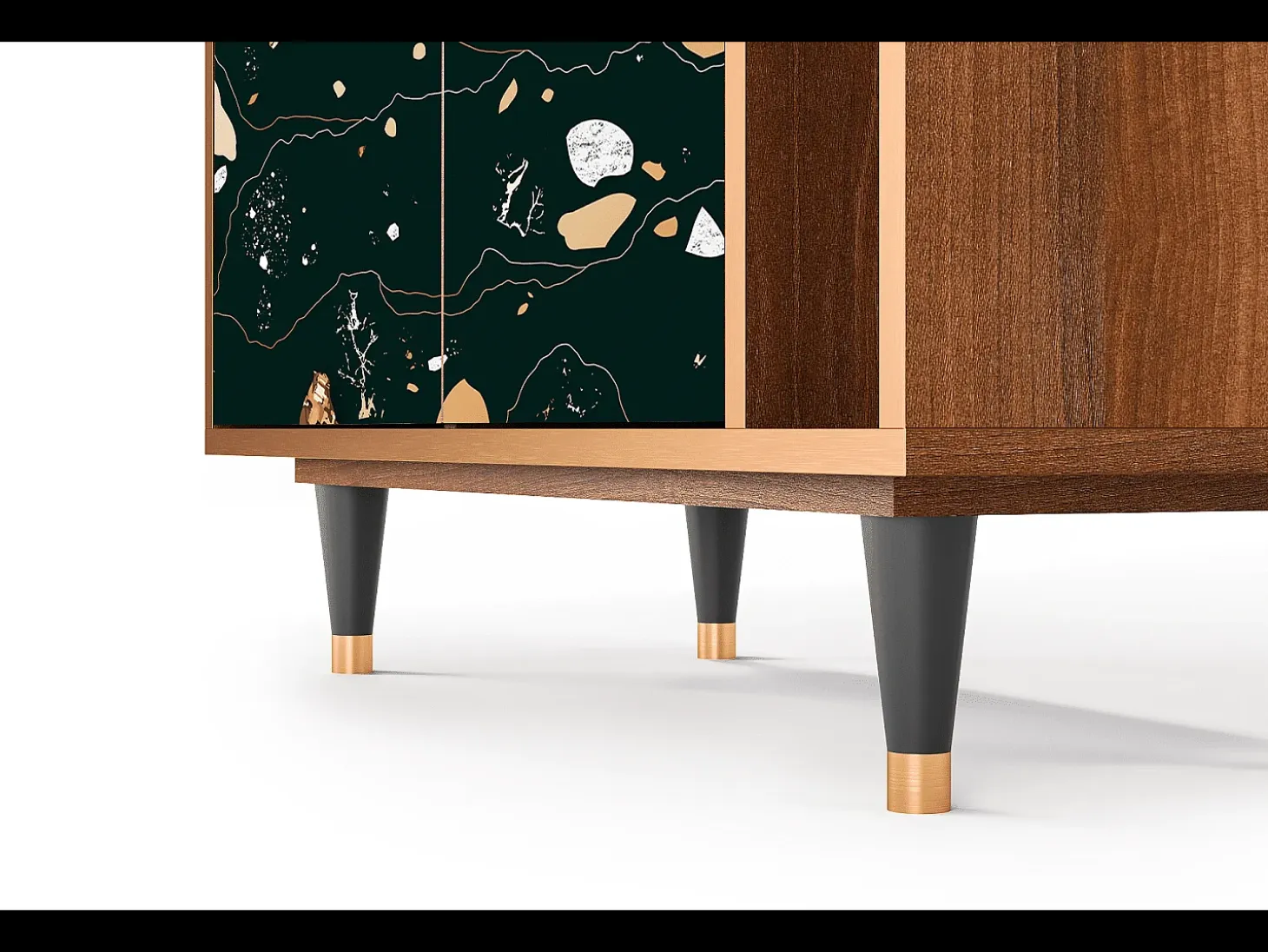Aparador - 96х110х41 cm - BS6 - Space Rocks, Nogal