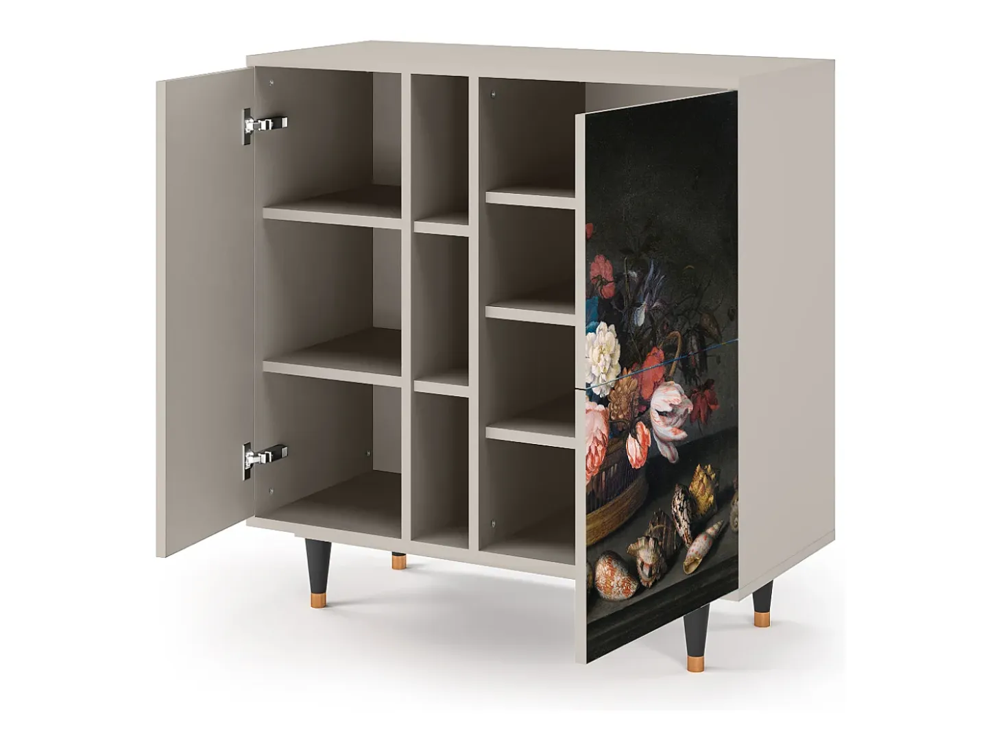 Aparador - 94х96х41 cm - BS5 - Still Life with Flowers, Arena
