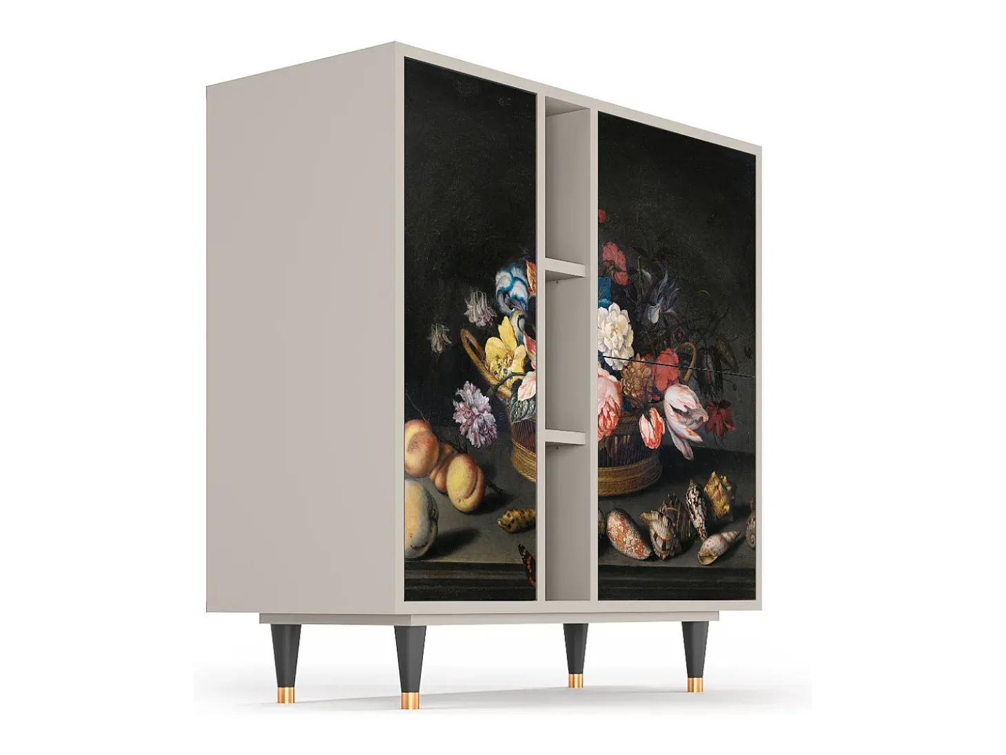 Aparador - 94х96х41 cm - BS5 - Still Life with Flowers, Arena