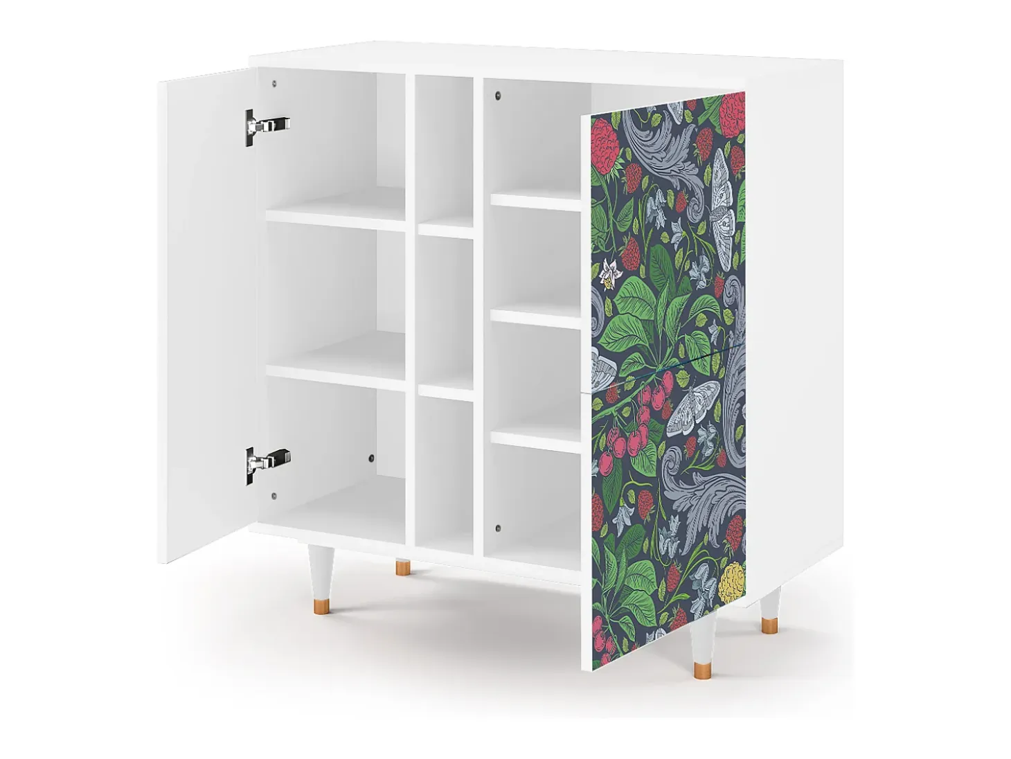 Aparador - 94х96х41 cm - BS5 - Summer Berries, Blanco