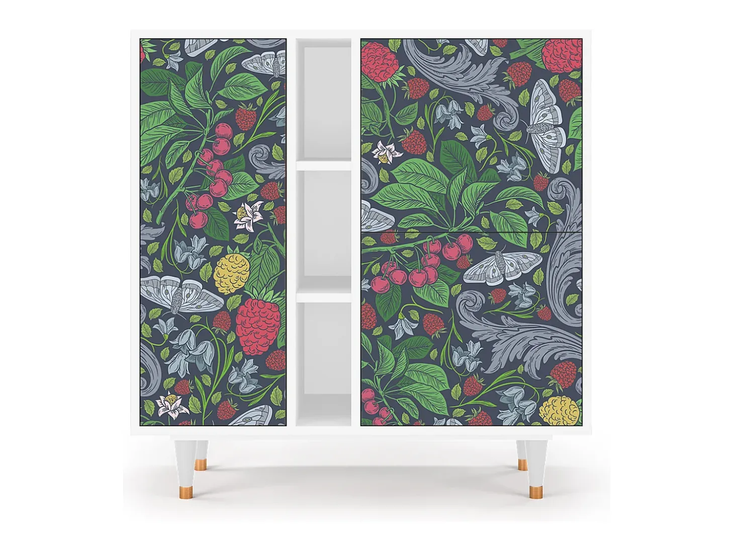 Aparador - 94х96х41 cm - BS5 - Summer Berries, Blanco